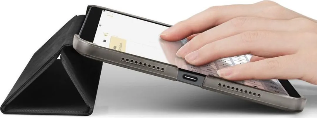 Spigen Liquid Air ACS03762 Hoes iPad mini 6 - Zwart - afbeelding 6 van 6