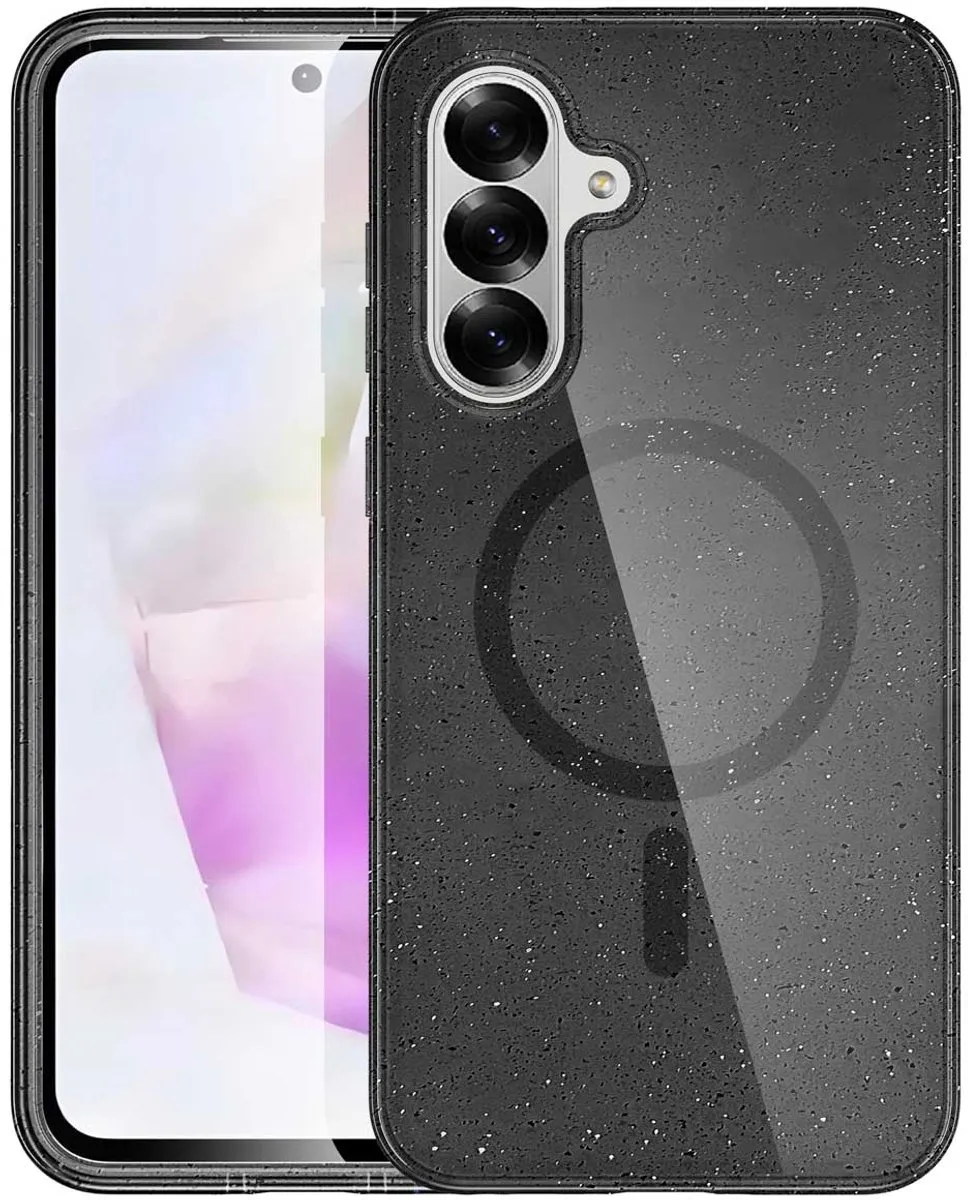 Imoshion Hoesje Samsung Galaxy A36 Sparkle Glitter Zwart