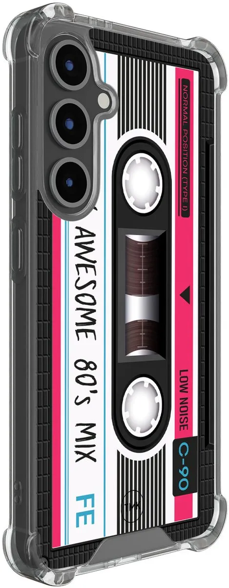 Casevibes Shockproof Hoesje Samsung Galaxy S25 FE - S/S25FE/S/009 - Transparant Zwart