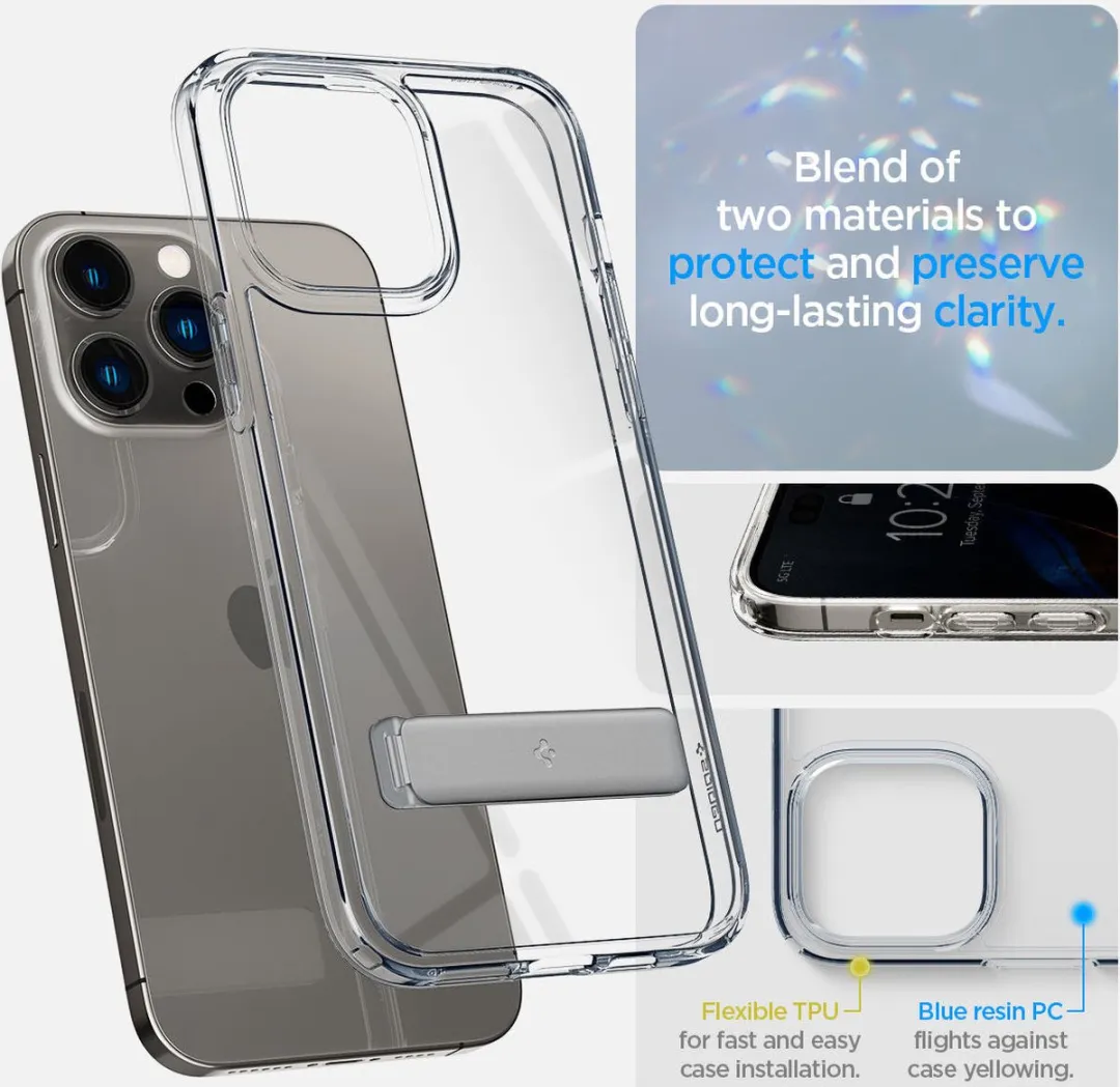 Spigen Ultra Hybrid Case ACS04829 iPhone 14 Pro Max - Transparant