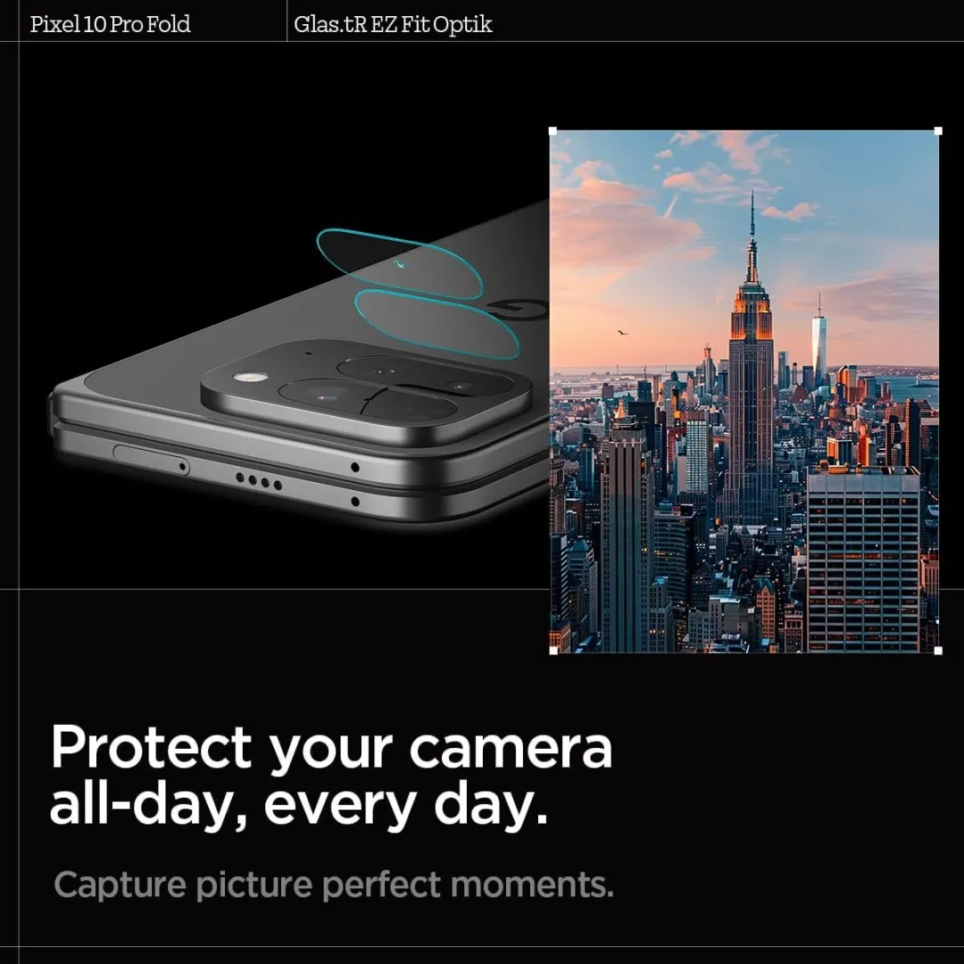 Spigen Glass tR EZ Fit Optik 2-pack - Google Pixel 10 Pro Fold