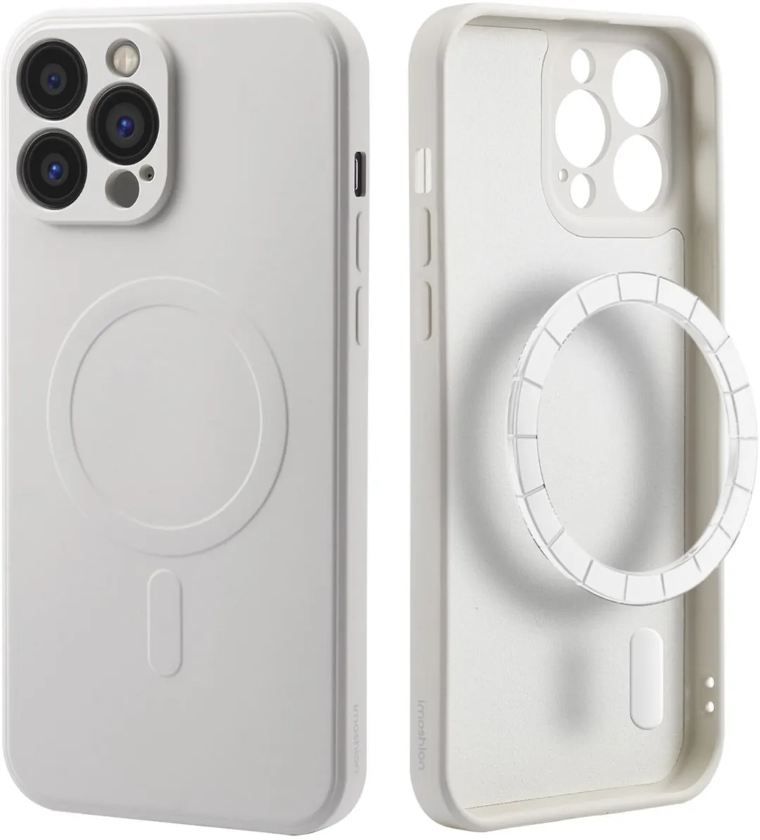 Imoshion Hoesje iPhone 13 Pro Max - Beige - MagSafe