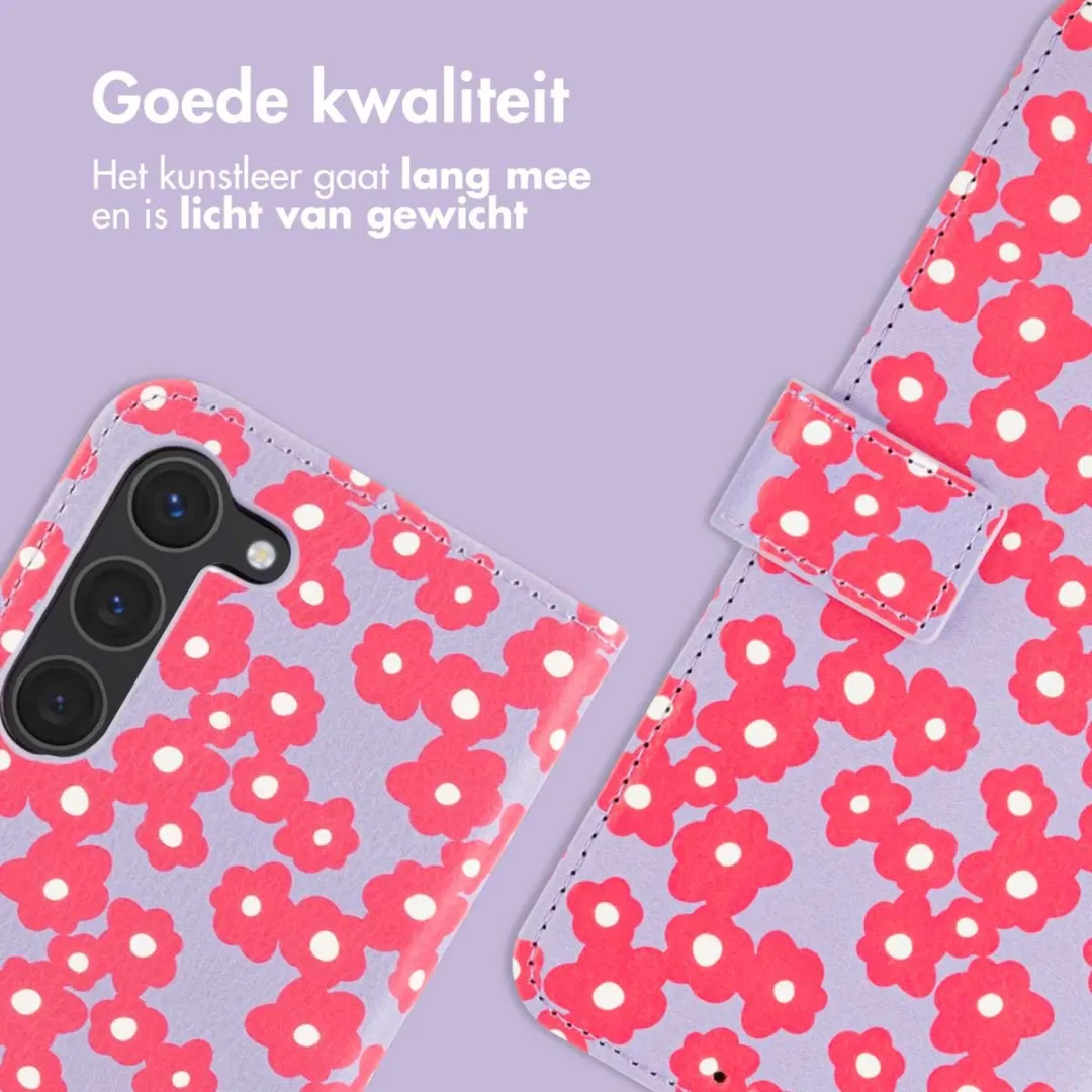 Imoshion Galaxy S23 Hoesje Dusty Rose Blossoms - 3 Pasjes