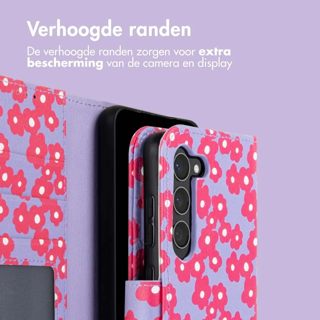 Imoshion Galaxy S23 Hoesje Dusty Rose Blossoms - 3 Pasjes