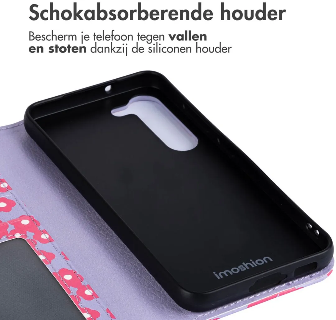 Imoshion Galaxy S23 Hoesje Dusty Rose Blossoms - 3 Pasjes