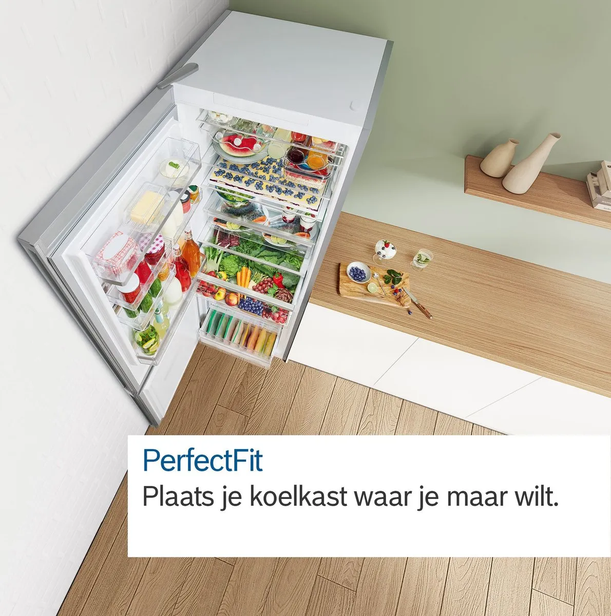 Bosch KGN362LBF Serie 4 Koel-vriescombinatie 321L - No Frost - RVS