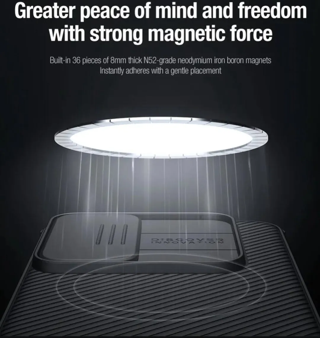 Nillkin CamShield Magnetisch Hoesje Samsung Galaxy A55 - Groen