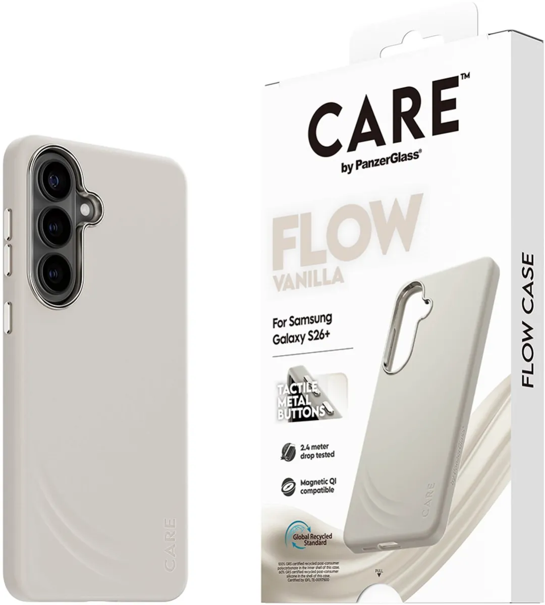 PanzerGlass CARE Flow Case Samsung Galaxy S26 Ultra - Beige