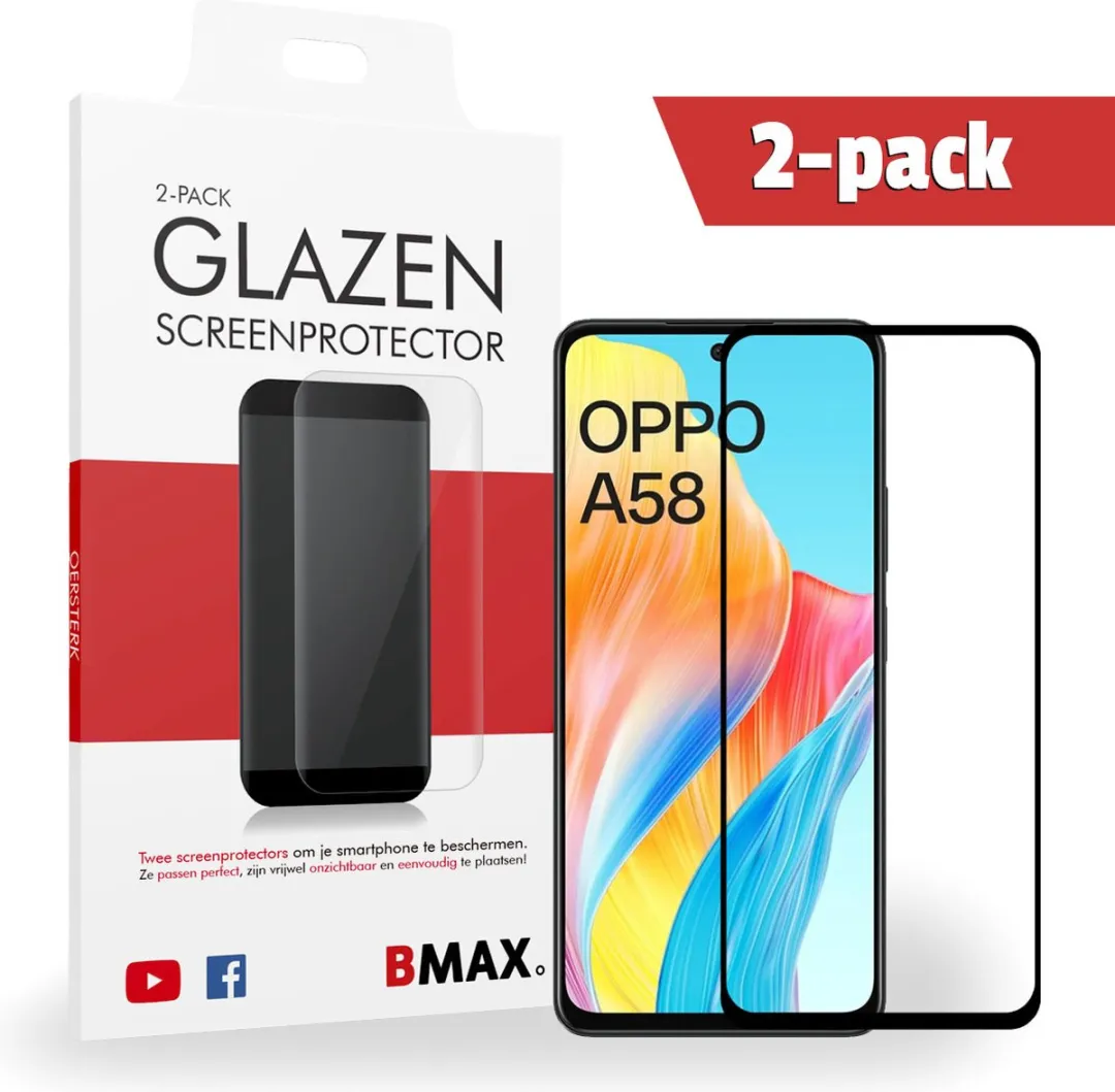 BMAX Screenprotector OPPO A58