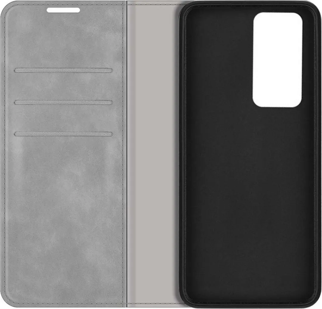 Just in Case Cazy Hoesje Xiaomi 12/12X - 4 Pasjes - Grijs