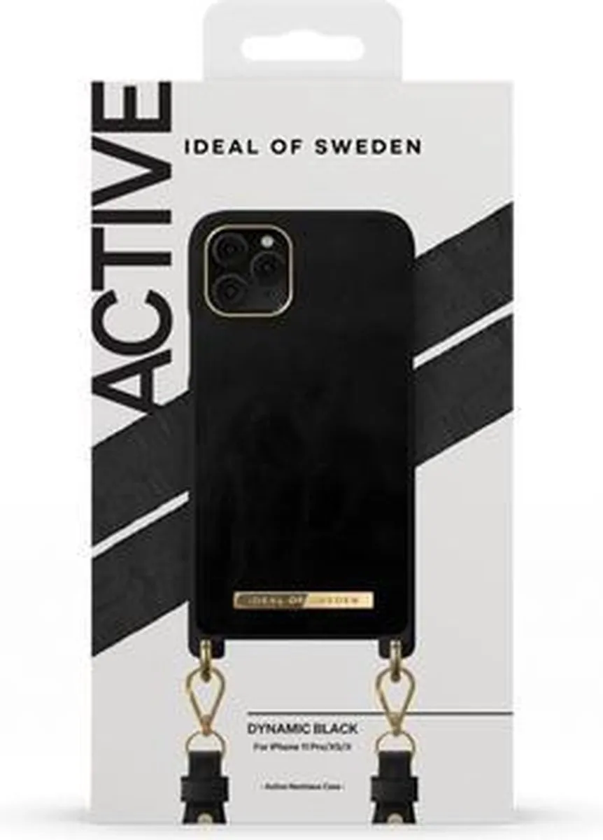 iDeal of Sweden Active Necklace Case iPhone 11 Pro/XS/X - Black - afbeelding 6 van 6