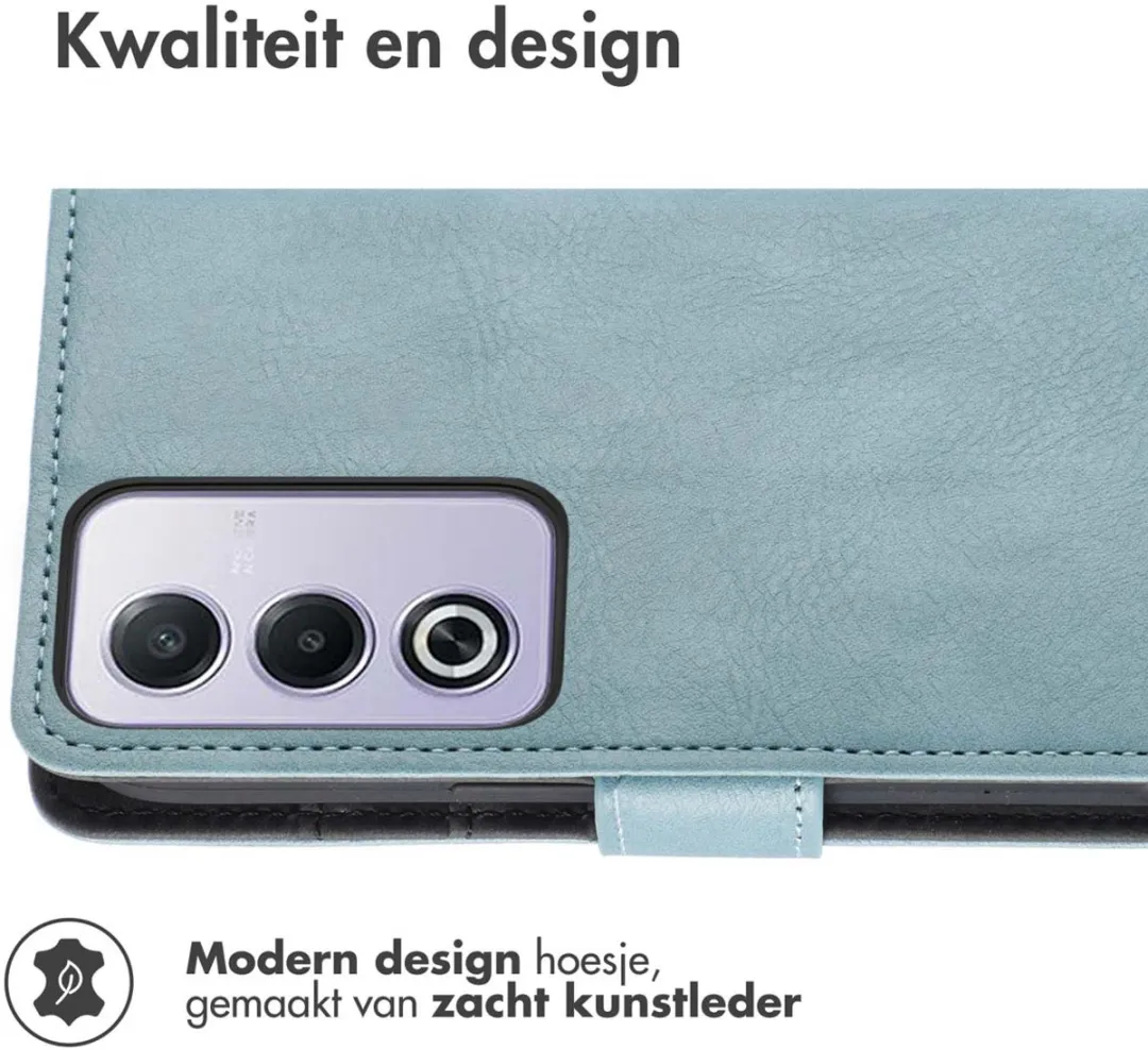 Imoshion Hoesje Oppo A80 Lichtblauw - 3 Pasjes