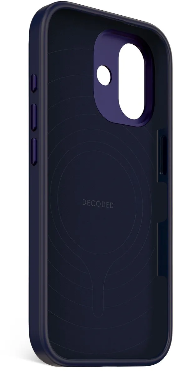 Decoded D25IPO17BCS9TY Siliconen Hoesje iPhone 17 - Navy Blauw