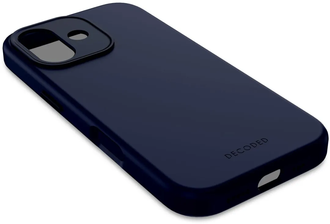 Decoded D25IPO17BCS9TY Siliconen Hoesje iPhone 17 - Navy Blauw