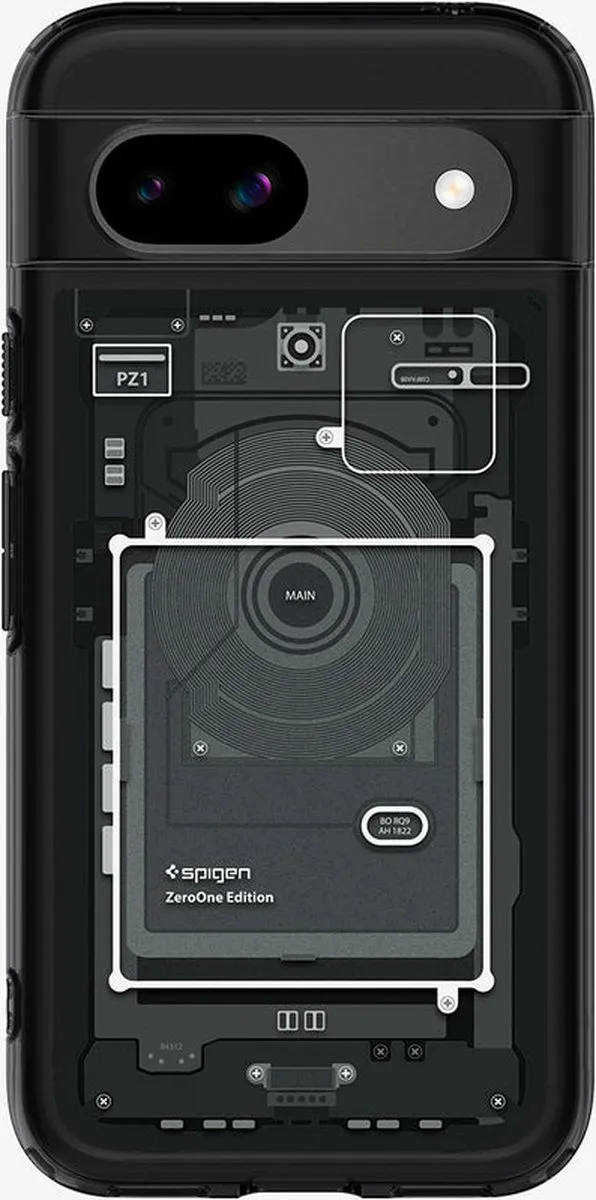 Spigen Ultra Hybrid Hoesje Zero One Zwart