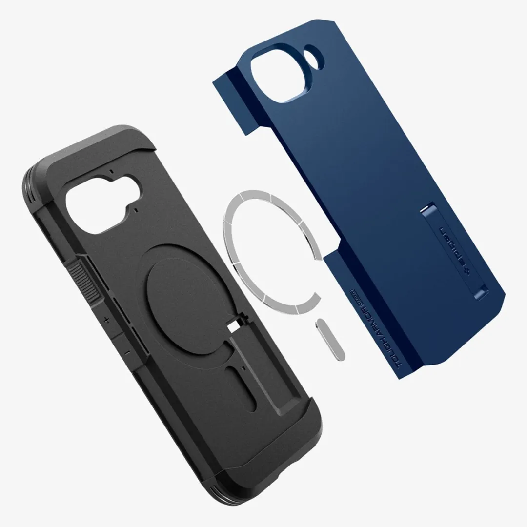 Spigen Tough Armor Backcover ACS09047 - Google Pixel 9a - Donkerblauw - afbeelding 6 van 6