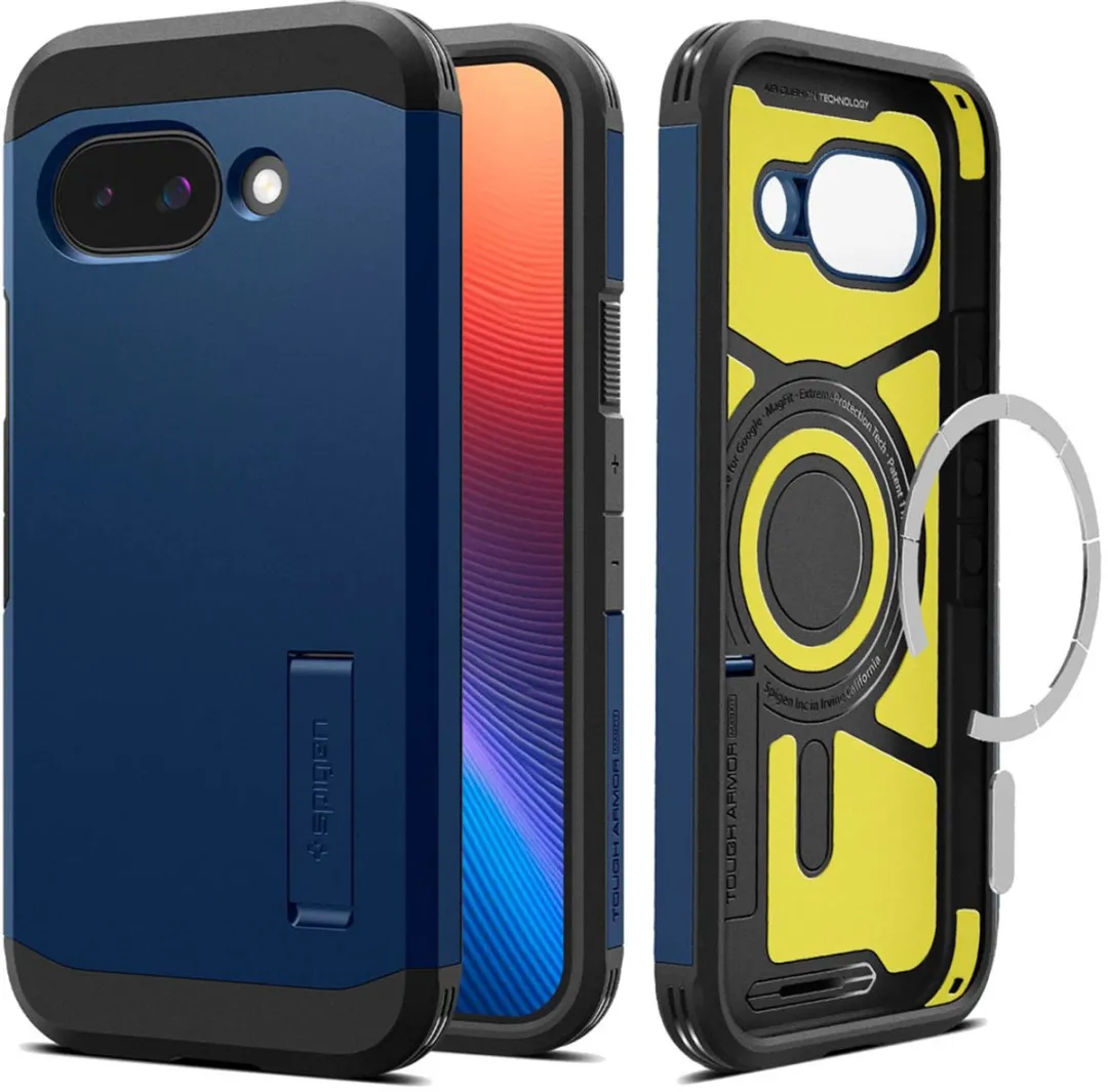 Spigen Tough Armor Backcover ACS09047 - Google Pixel 9a - Donkerblauw