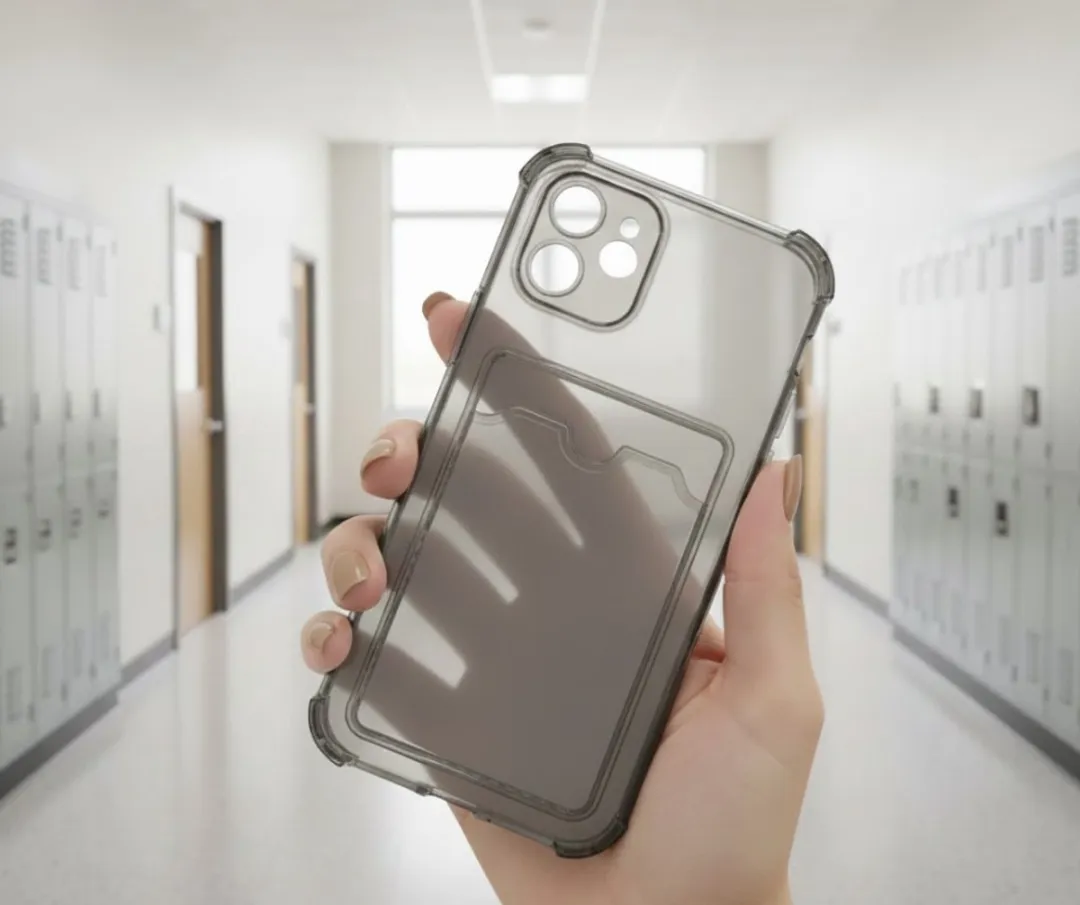 NUVEX iPhone 12 Pro Max Hoesje Set - Zwart/Grijs