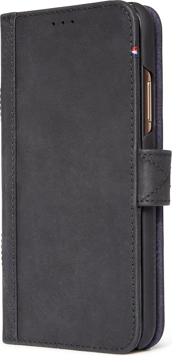 Decoded Leather Wallet voor iPhone Xs Max - Zwart