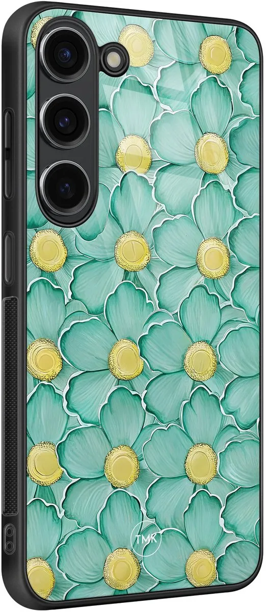 Casevibes Samsung Galaxy S23 Mint Blossom Hoesje - Groen