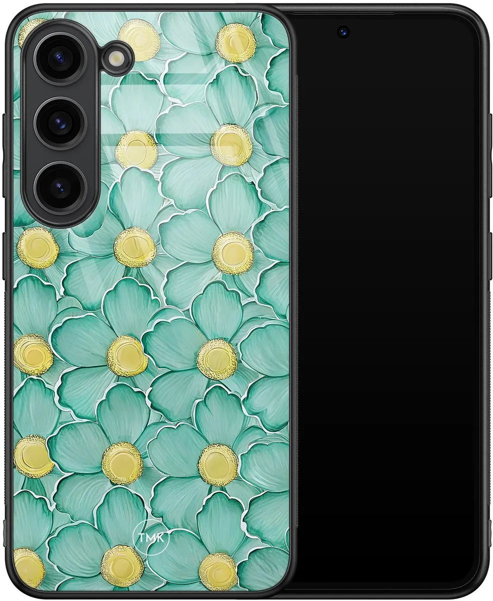 Casevibes Samsung Galaxy S23 Mint Blossom Hoesje - Groen