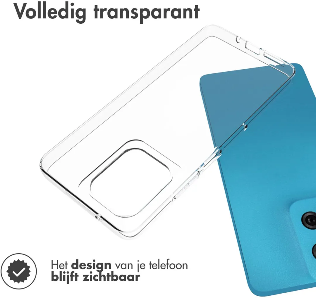 Accezz Hoesje Motorola Moto G75 - Transparant