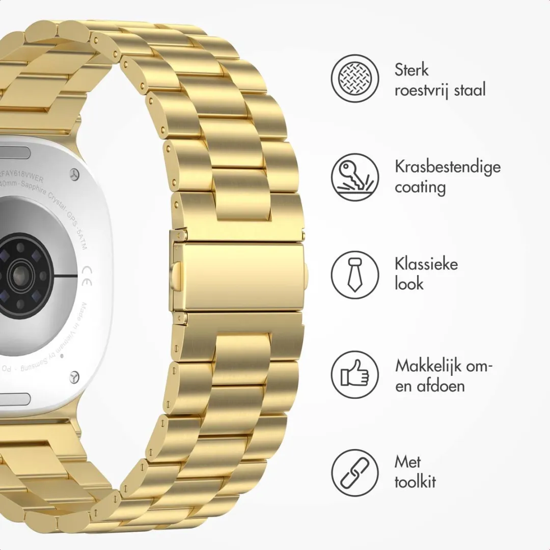 Imoshion Stalen Bandje Samsung Galaxy Watch 8 - Goud