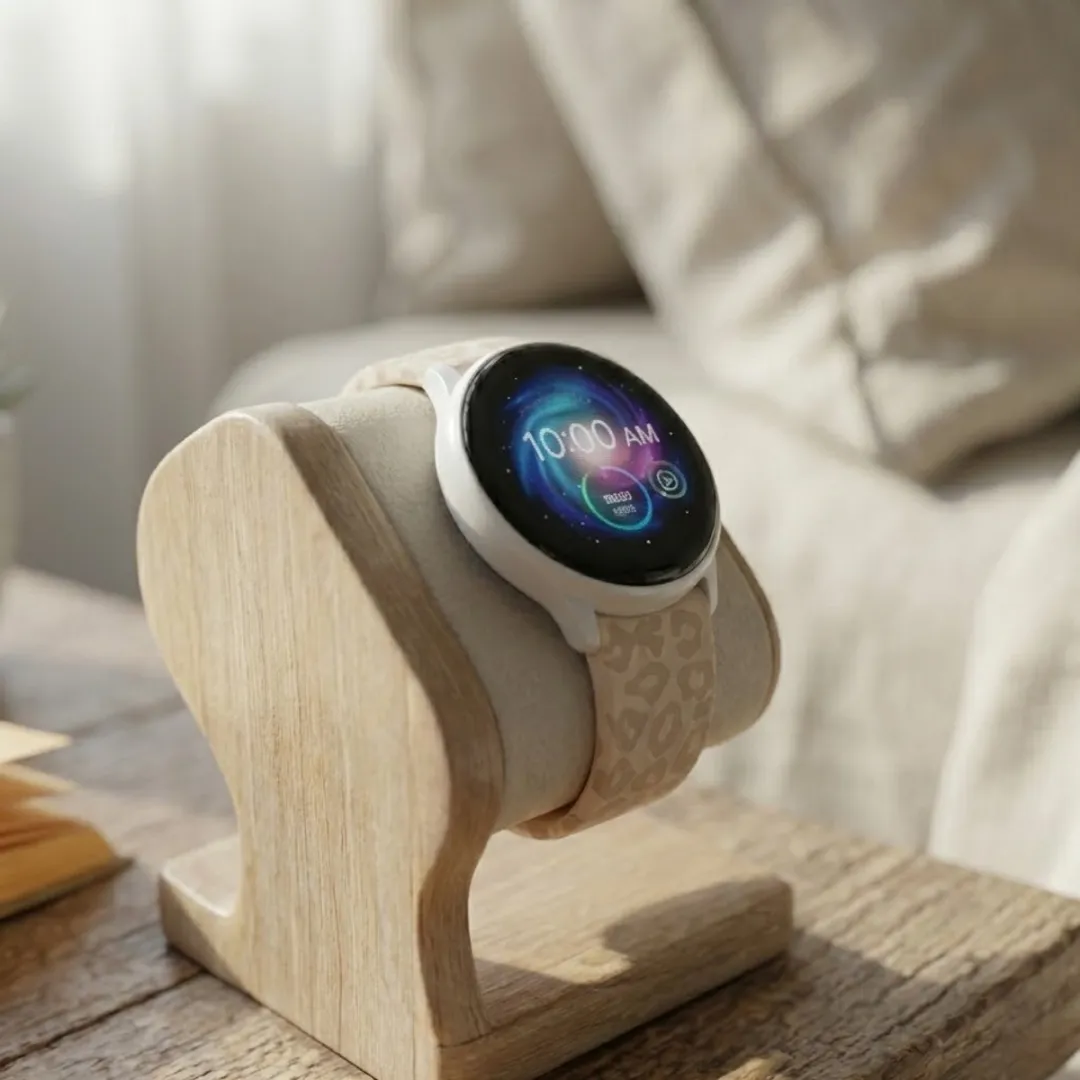 NUVEX Zandkleurig Silicone Horlogebandje 20mm - Smartwatch