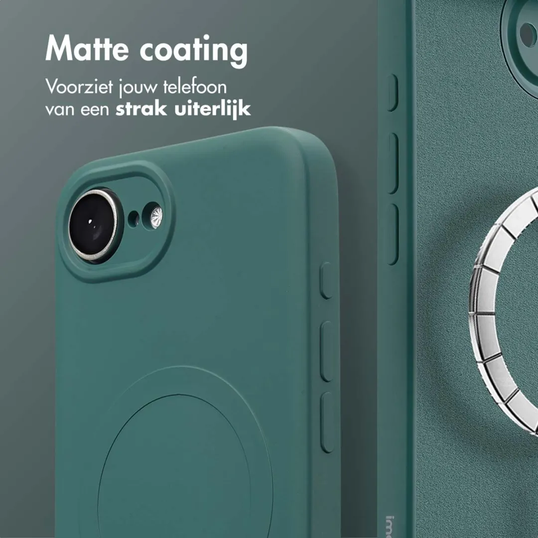 Imoshion Hoesje iPhone 16e MagSafe - Donkergroen