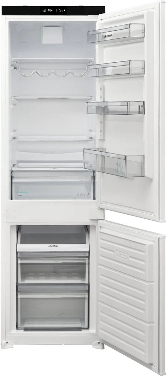 Sharp SJBE237E2XSEU Inbouw Koel/Vriescombinatie 177cm - No Frost - E-label