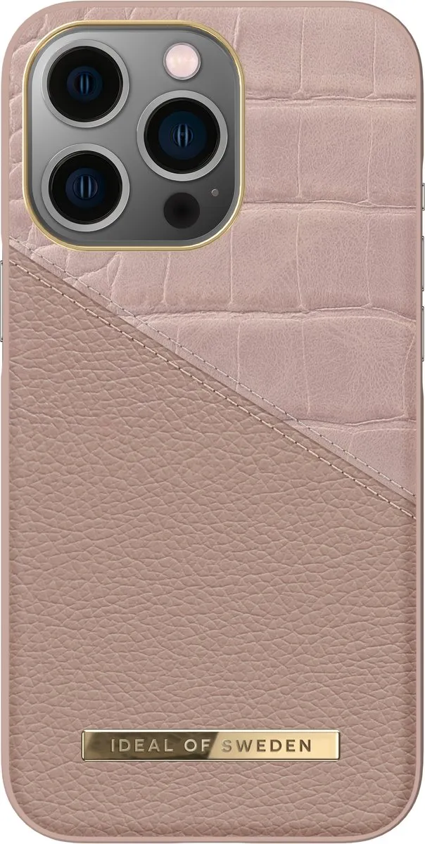 iDeal of Sweden iPhone 13 Pro Fashion Case Rose Smoke Croco - afbeelding 6 van 6