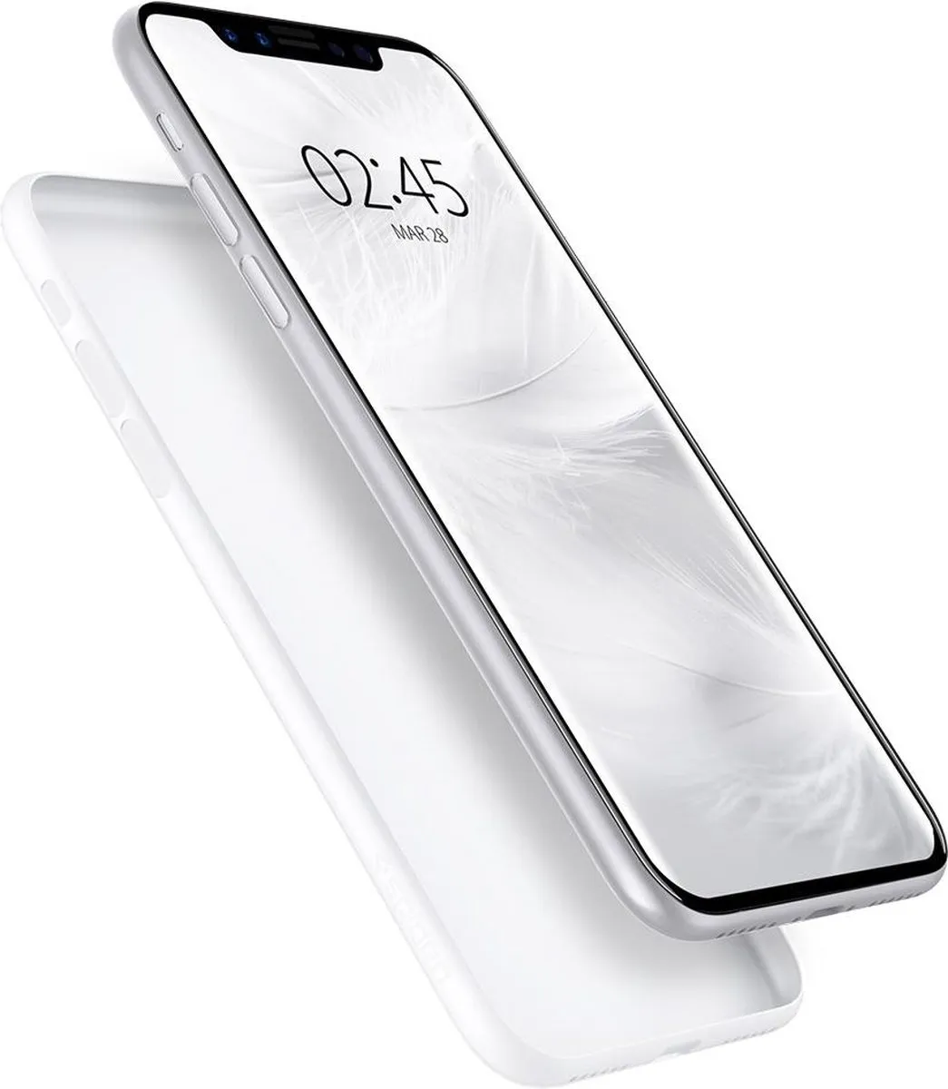 Spigen Air Skin iPhone XS Hoesje 063CS24909 - Transparant