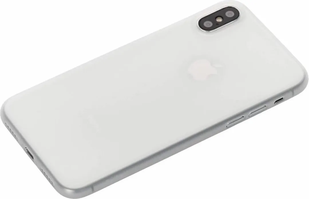 Spigen Air Skin iPhone XS Hoesje 063CS24909 - Transparant