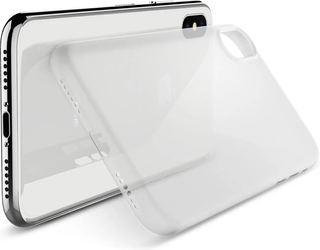 Spigen Air Skin iPhone XS Hoesje 063CS24909 - Transparant