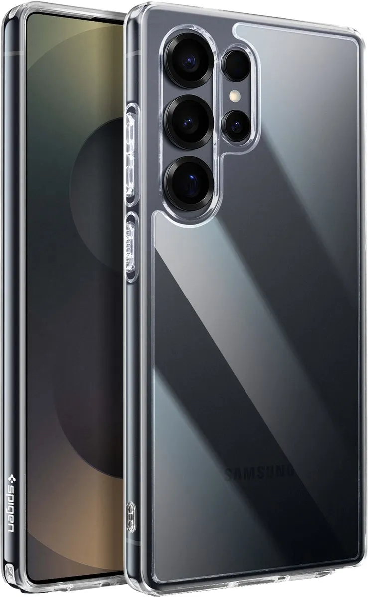 Spigen Ultra Hybrid 13264 Hoesje - Samsung Galaxy S25 Ultra - Transparant
