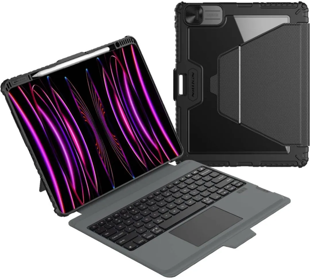 Nillkin Bumper Link Toetsenbordhoes iPad Pro 13" 2024 - Zwart - afbeelding 2 van 3