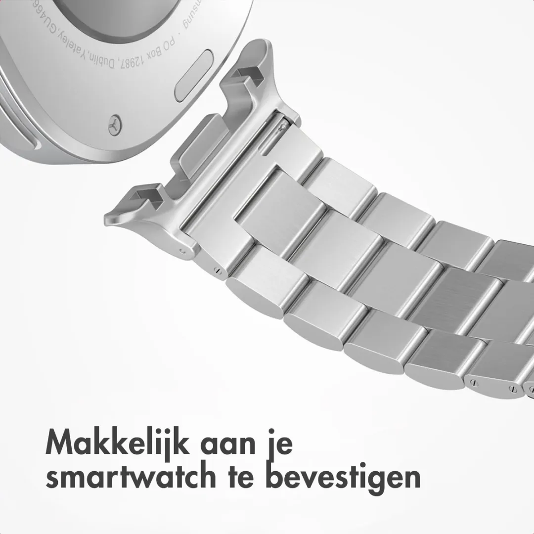 Imoshion Stalen Bandje Samsung Galaxy Watch 8 - Zilver