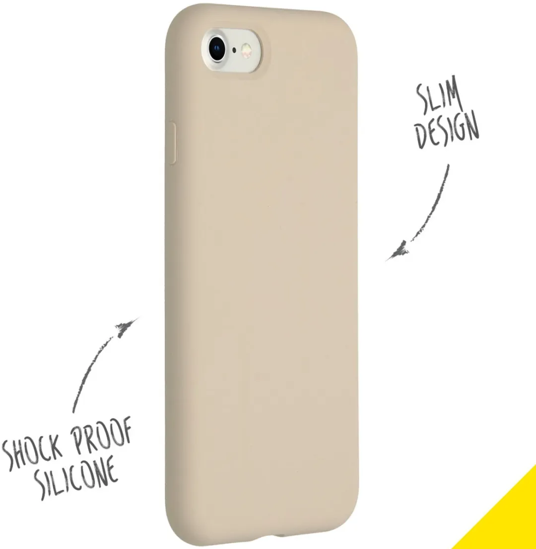 Accezz Hoesje iPhone SE/8/7 - Stone