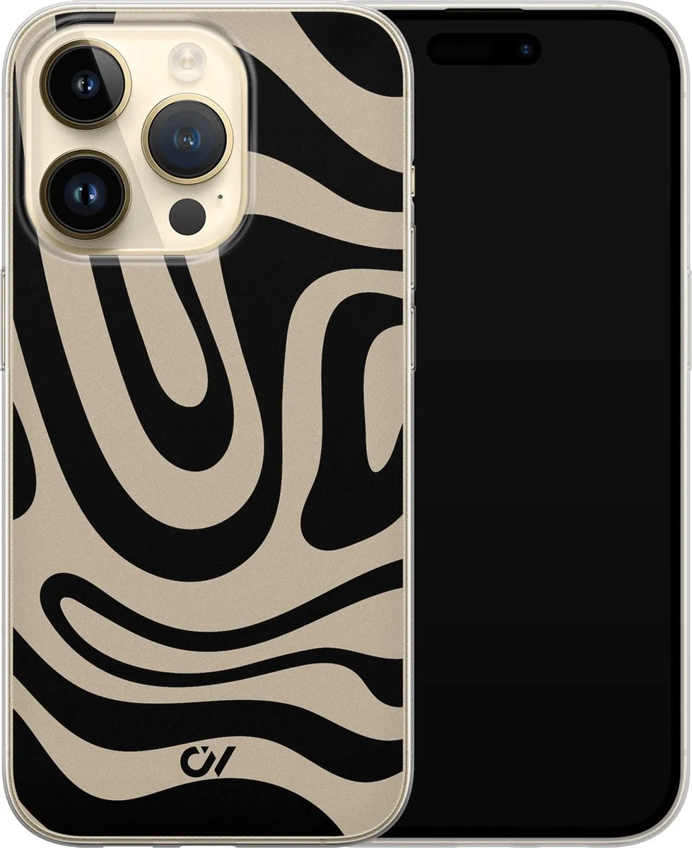 Casevibes Hoesje iPhone 14 Pro A/14P/UV/010 - Zwart