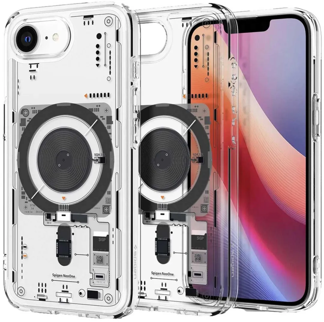 Spigen Ultra Hybrid MagFit ACS09143 Hoesje - iPhone 16e - Transparant