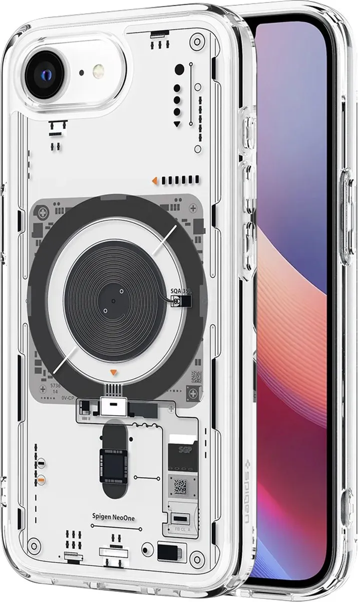 Spigen Ultra Hybrid MagFit ACS09143 Hoesje - iPhone 16e - Transparant