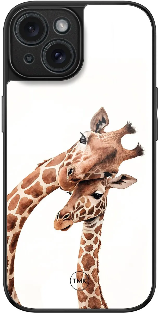 Casevibes iPhone 15 Hoesje Giraffenprint