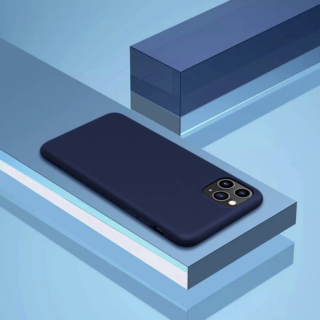 Nillkin Rubber-Wrapped TPU Hoesje iPhone 11 Pro Max - Blauw