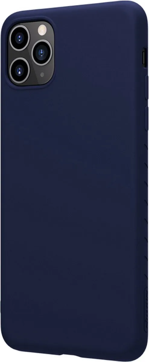 Nillkin Rubber-Wrapped TPU Hoesje iPhone 11 Pro Max - Blauw