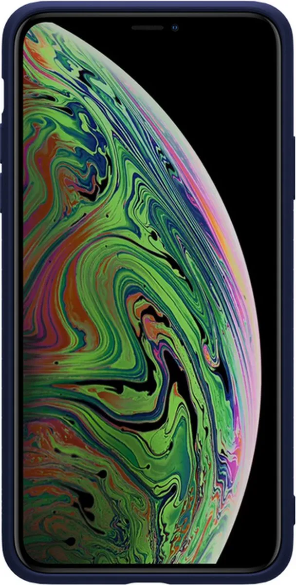 Nillkin Rubber-Wrapped TPU Hoesje iPhone 11 Pro Max - Blauw