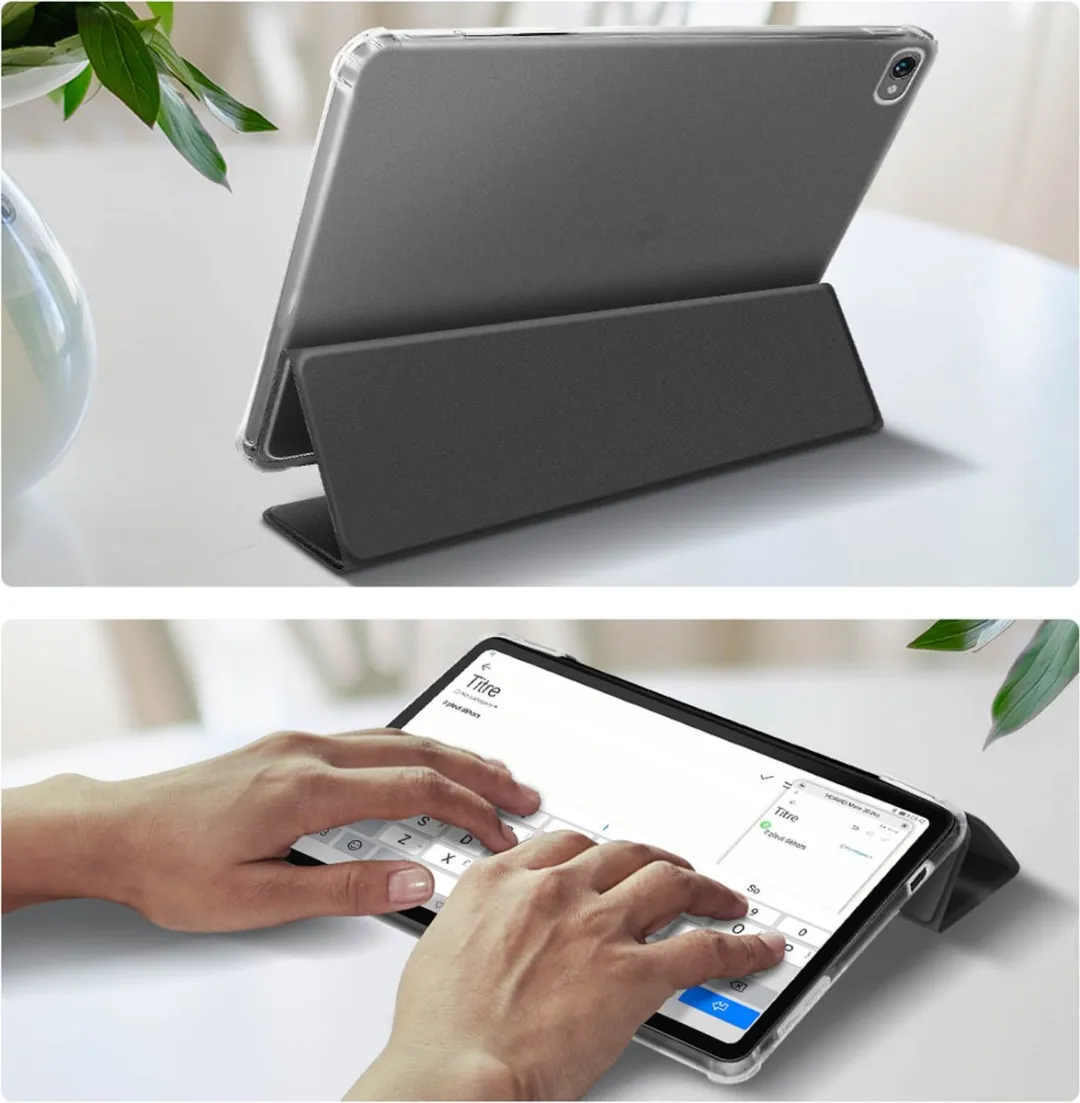 Doro Multi-position Flip Cover DOR8338 - 10.4" - Transparant/Zwart