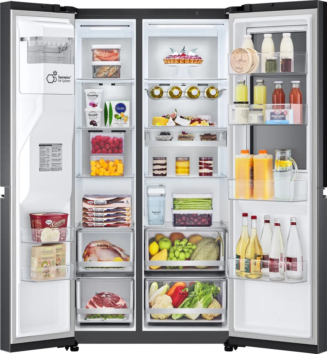 LG GSXV91MCAE Koelkast 635L - InstaView Door-in-Door - UVnano - No Frost