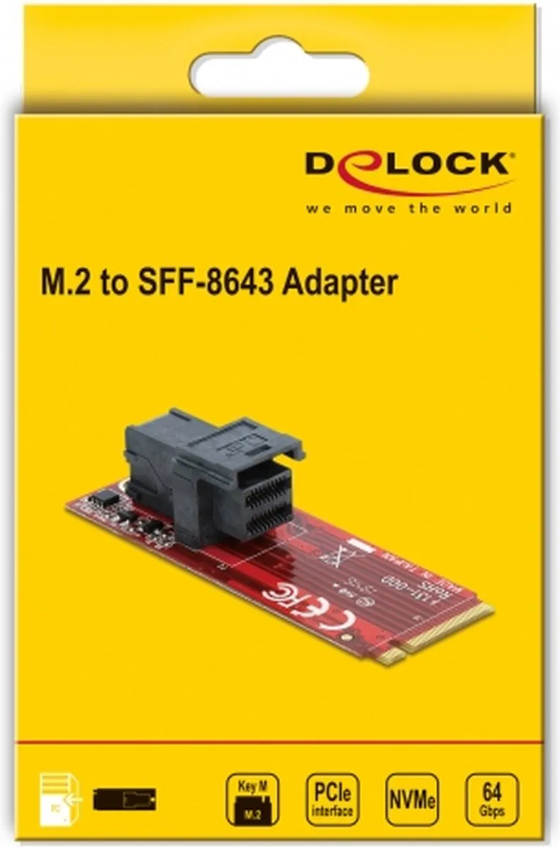 Delock 62721 M.2 Interfacekaart Intern