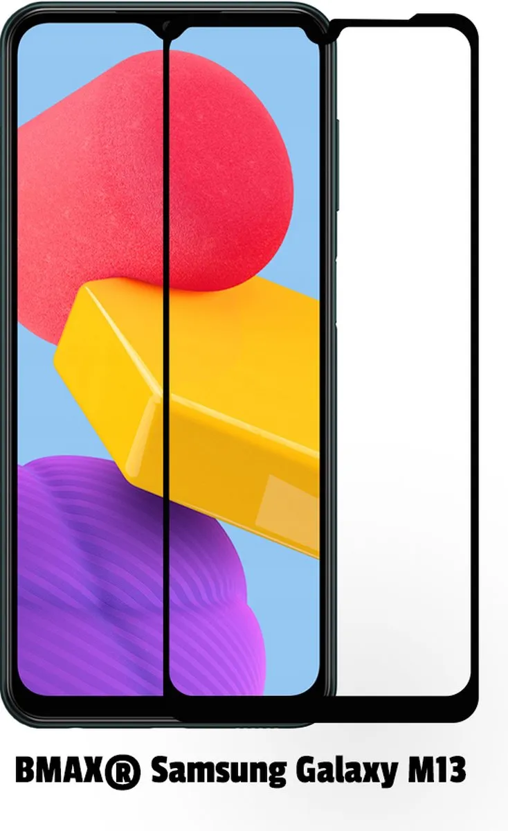BMAX Samsung Galaxy M13 Screenprotector - 2 Stuks - Zwart