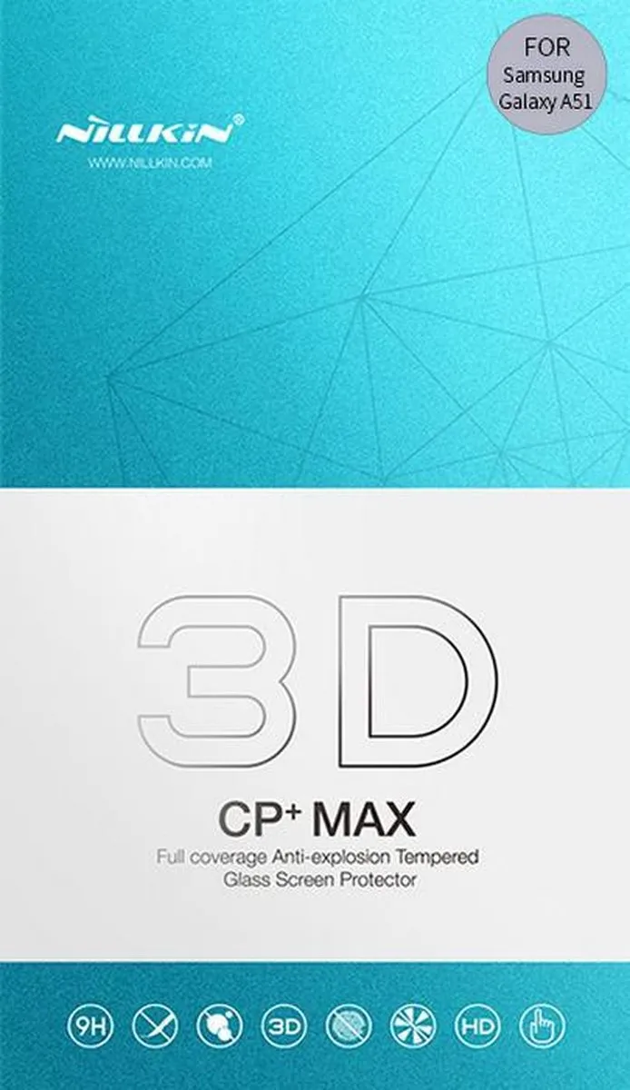 Nillkin Amazing CP+ Max Tempered Glass Samsung Galaxy A51 - Zwart